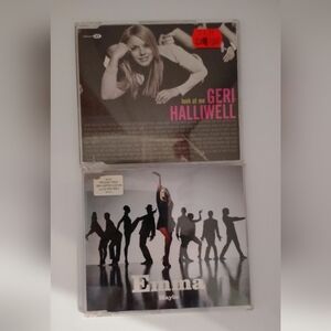 Lot Of 2 CD Singles Geri Halliwell Look At Me & Emma Bunton Maybe